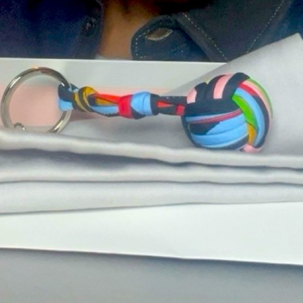 PUCCI NIB Multicolor Keychain Accessory